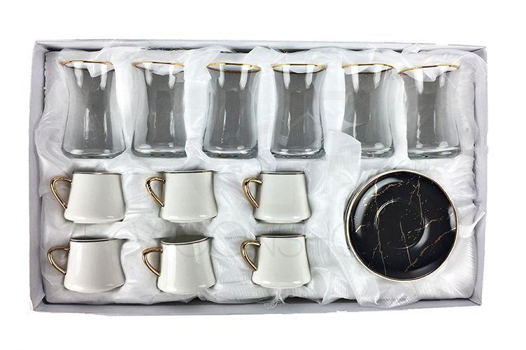 5 Bricard Espresso&Theeset Wit-Zwart 5 Bricard Espresso&Theeset Wit-Zwart